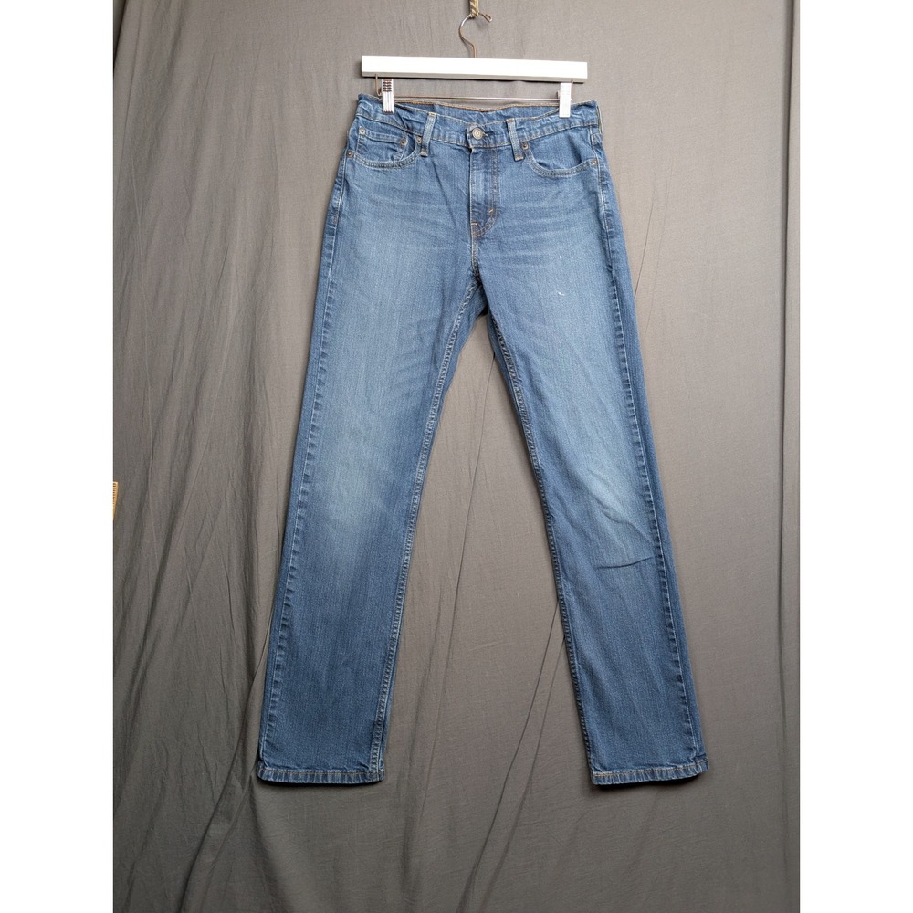 Levis 514 Straight Fit Mens Jeans 30x32 Medium Wash Blue Denim